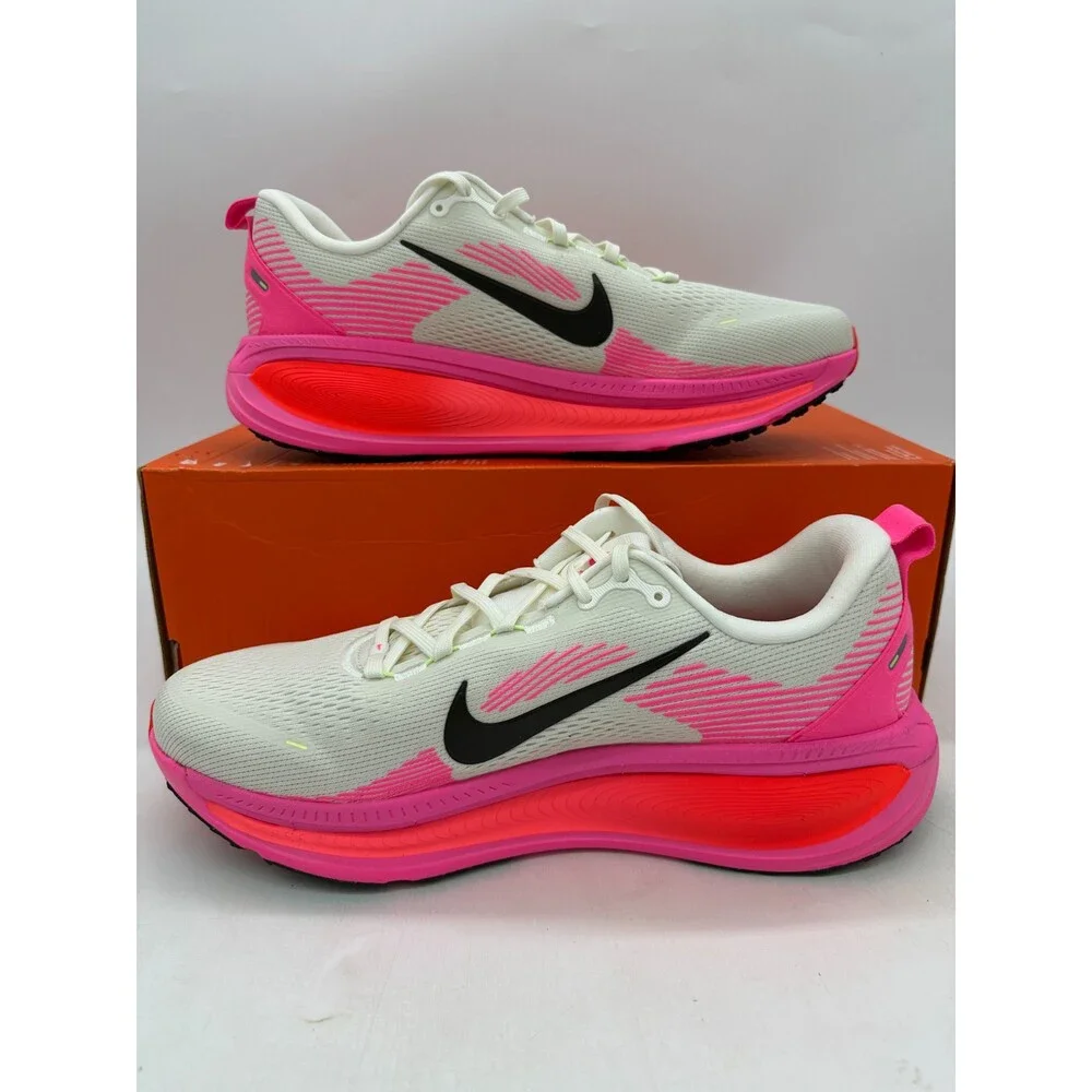Nike Vomero 18 Men's Size 13 White Pink Running Athletic Shoes IB7315 100